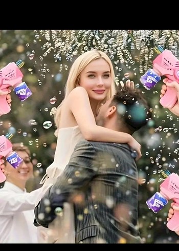 Renkli Pembe Köpük Tabancası