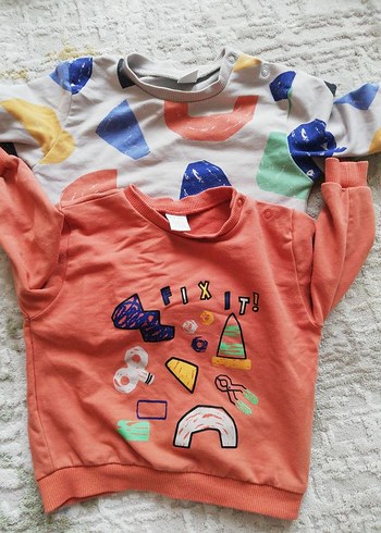 Pastel Pembe Çocuk sweatshirt - Görsel 2