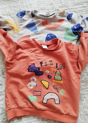 Pastel Pembe Çocuk sweatshirt - Görsel 5