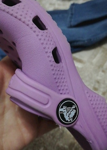 Kız Çocuk Mor Crocs Sandalet - Görsel 6