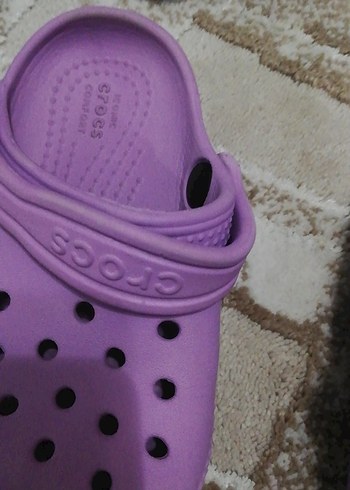 Kız Çocuk Mor Crocs Sandalet - Görsel 5
