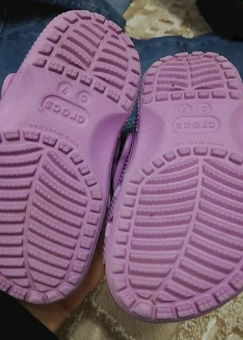Kız Çocuk Mor Crocs Sandalet - Görsel 3