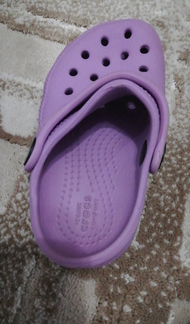 Kız Çocuk Mor Crocs Sandalet - Görsel 4