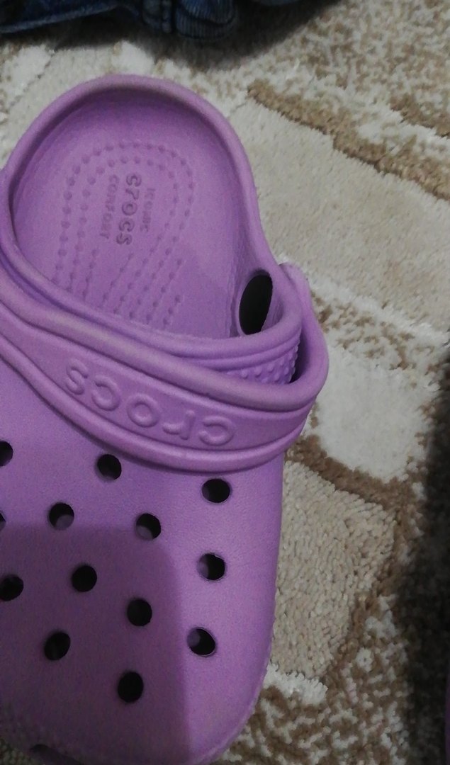 Kız Çocuk Mor Crocs Sandalet - Görsel 5