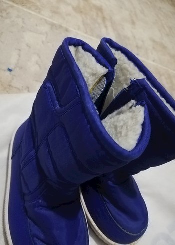 Mavi Kürklü Erkek Çocuk Botları - Görsel 3