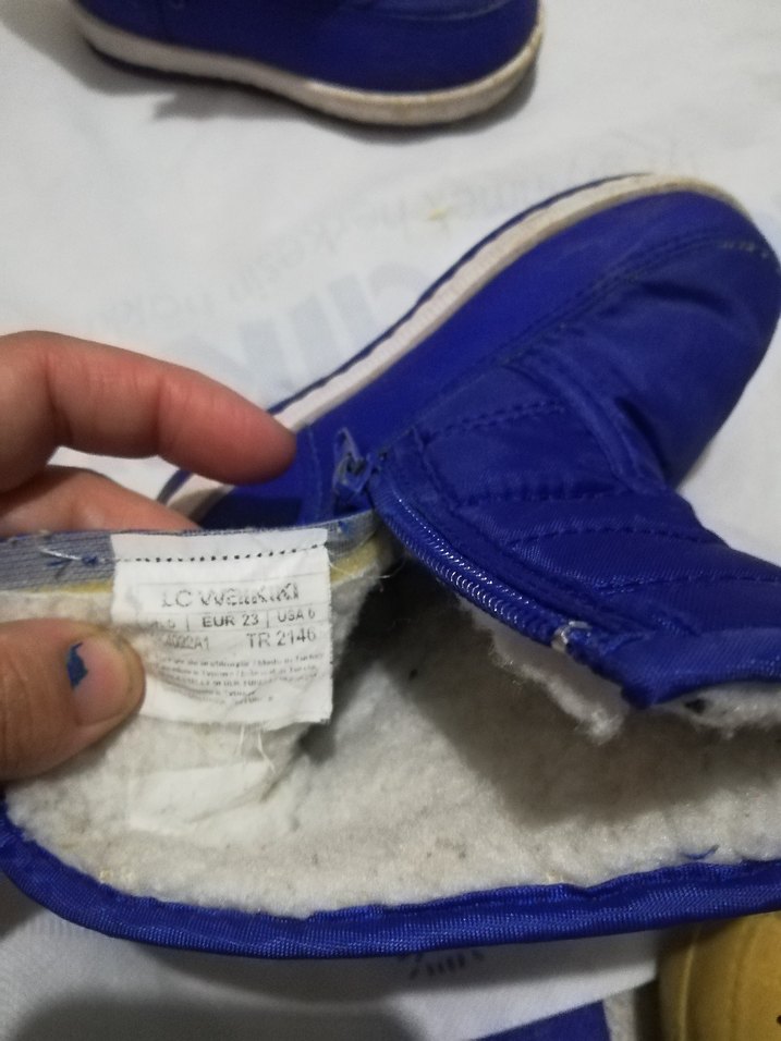 Mavi Kürklü Erkek Çocuk Botları - Görsel 5