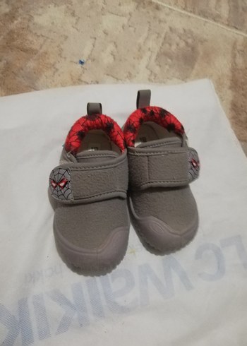 Gri Erkek Çocuk Yılan Desenli Sıcak kreş ayakkabı sı - Görsel 4