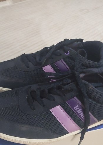 Mor Detaylı Kadın Spor Ayakkabı - Görsel 2