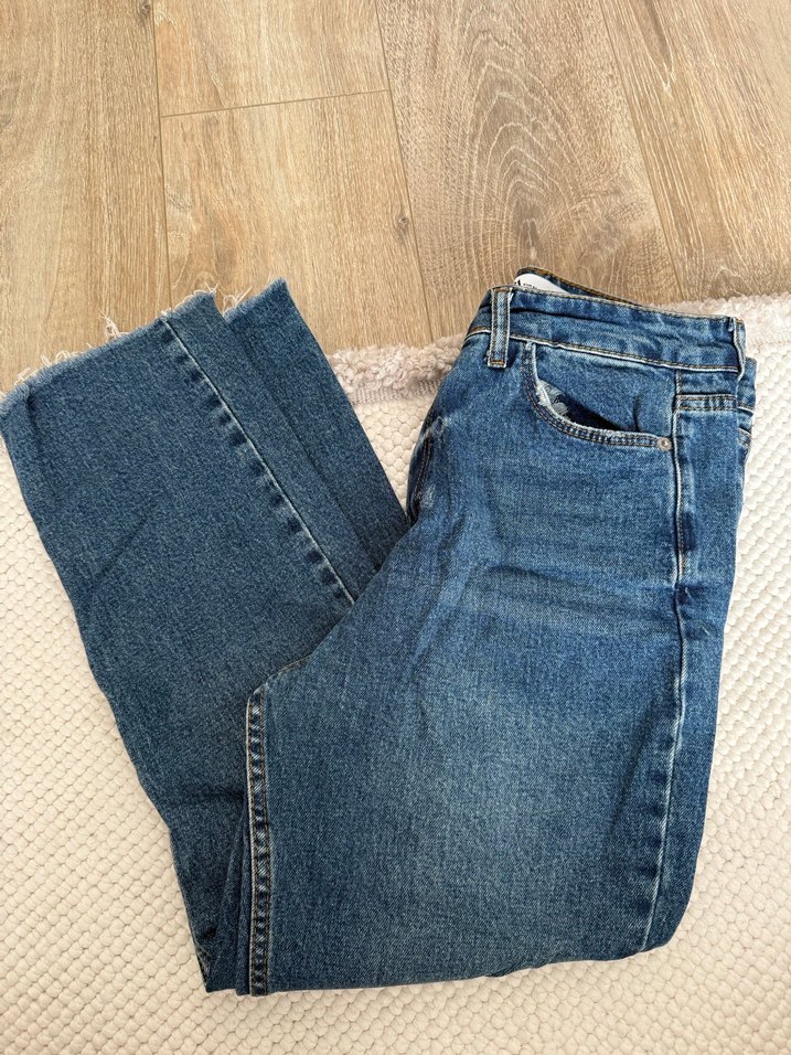 Mavi zara kot pantolon - Görsel 3