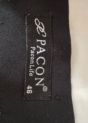 46 Beden Siyah Kadın Kumaş Pantolon