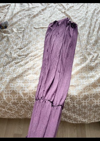 Mor Parlak Günlük Elbise - Görsel 3