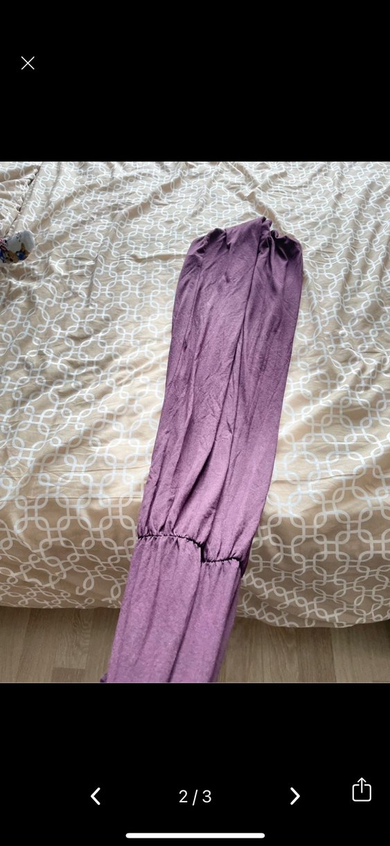 Mor Parlak Günlük Elbise - Görsel 3