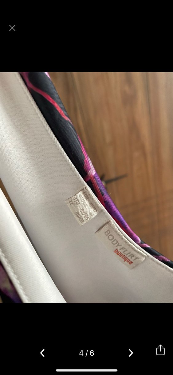 Mor V Yaka Fırfırlı Uzun Abiye Elbise - Görsel 5