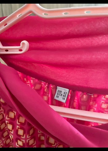 Pembe Uzun Salaş Askılı Elbise - Görsel 2