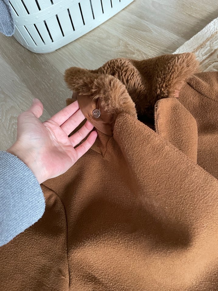 Kahverengi Kadın Kürk kaşe - Görsel 2