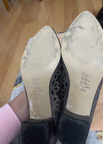 Kadın Siyahlı Gotik Dolgu Topuklu Abiye Ayakkabı - Görsel 5