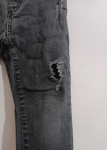 Gri Erkek Çocuk Denim Pantolon - Görsel 3