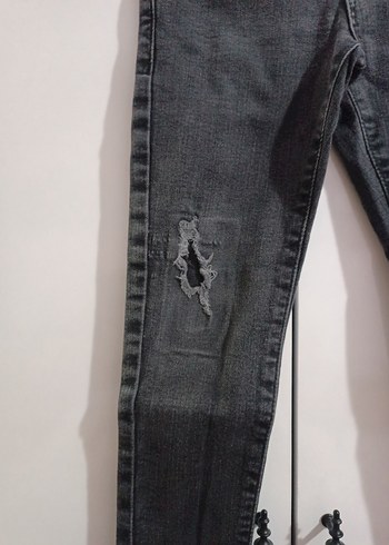 Gri Erkek Çocuk Denim Pantolon - Görsel 2