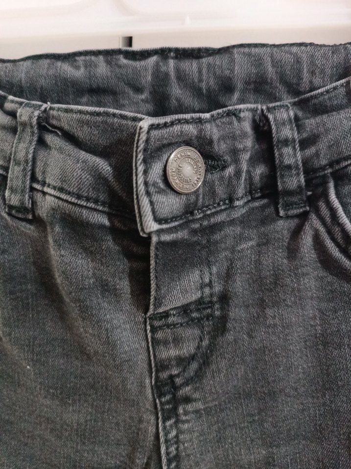 Gri Erkek Çocuk Denim Pantolon - Görsel 5