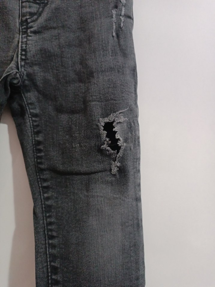 Gri Erkek Çocuk Denim Pantolon - Görsel 3