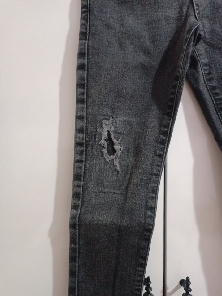 Gri Erkek Çocuk Denim Pantolon - Görsel 2