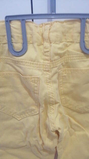 24-36 Ay Beden sarı Renk Sarı yazlık pantolon 