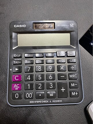 Casio hesap makinesi