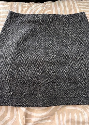 Gri kısa etek - Görsel 2