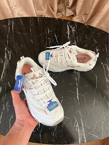 Skechers White butterfly