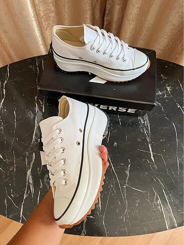 36 Beden Converse Run Star Low Ox White