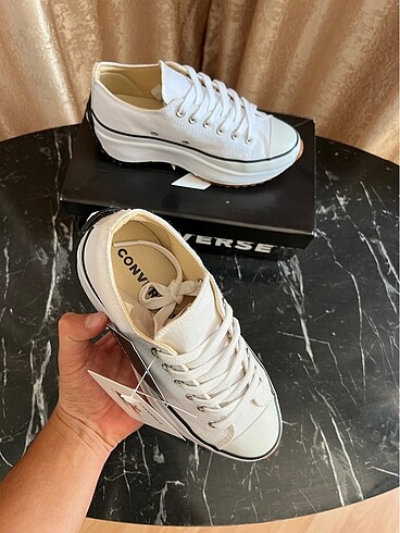 36 Beden beyaz Renk Converse Run Star Low Ox White