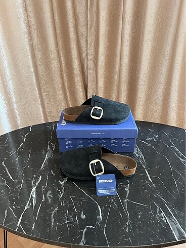 Birkenstock boston black gold toka