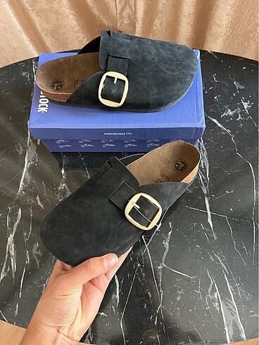 36 Beden Birkenstock boston black gold toka