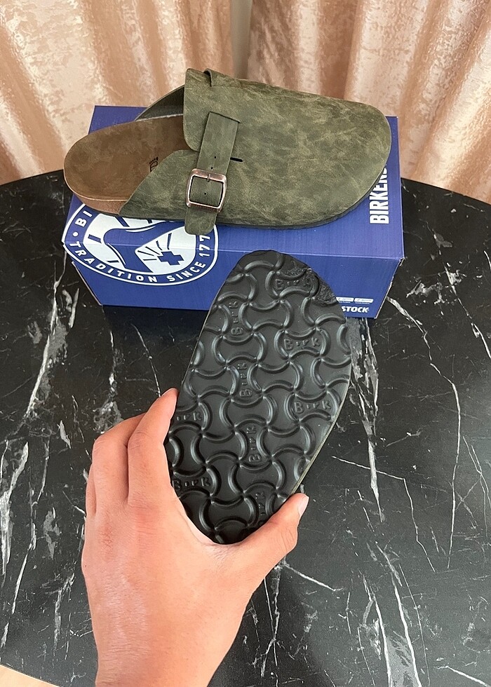 Birkenstock boston haki - Görsel 5