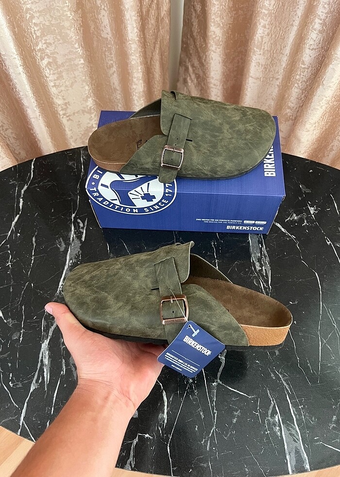 Birkenstock boston haki - Görsel 2