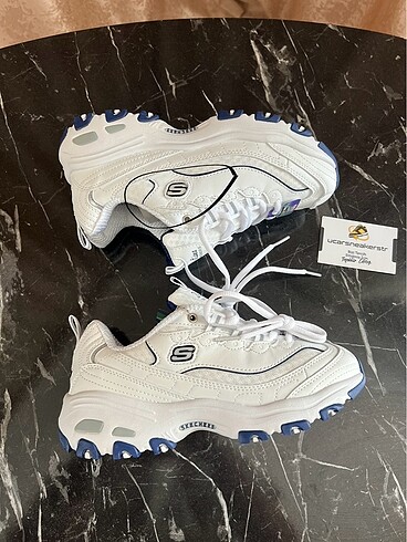 Skechers White navy
