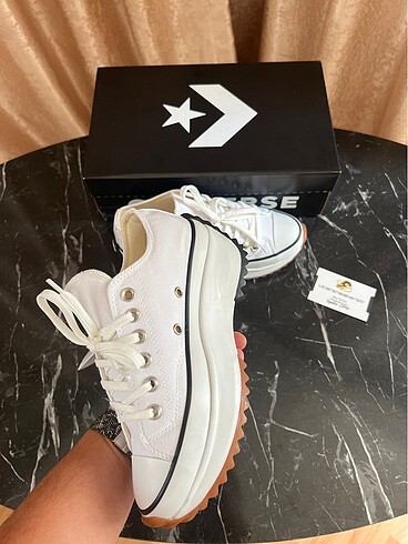 36 Beden beyaz Renk Converse run star low ox white