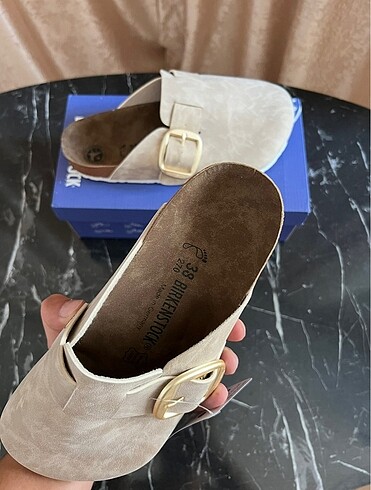 40 Beden Birkenstock boston gold toka krem