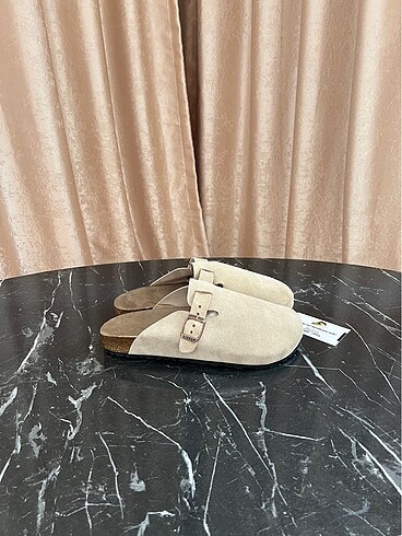 Birkenstock boston krem ( deri )