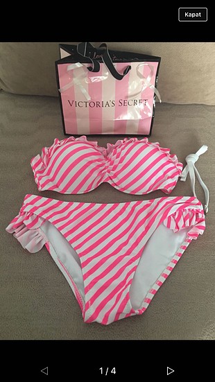 Victoria's secret bikini hiç kullanılmadı sıfır