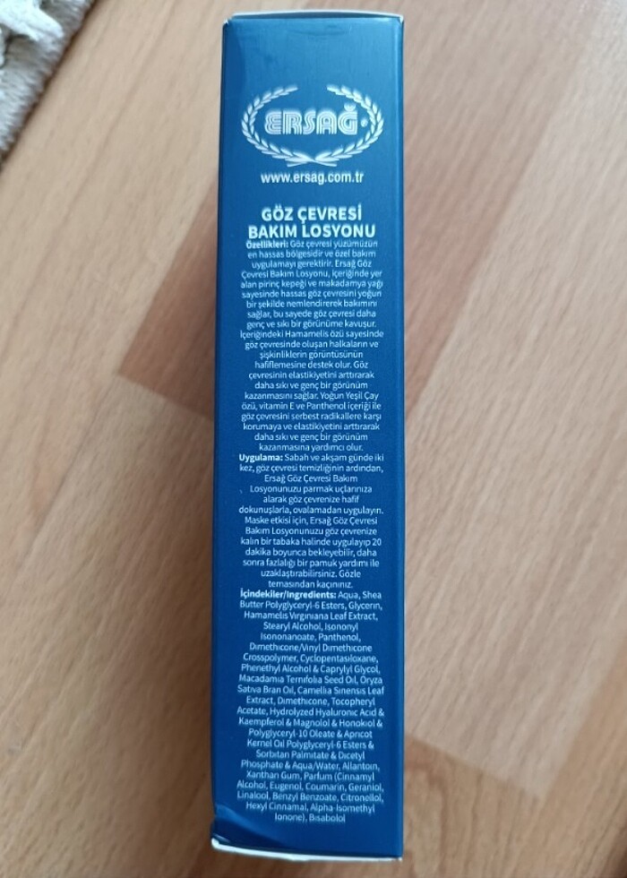 Göz çevresi bakım losyonu  - Görsel 2