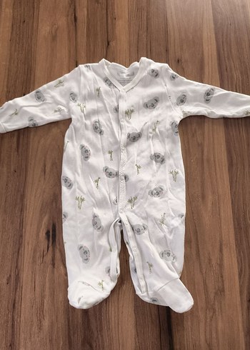 Bebek  Uzun Kollu Beyaz Desenli Takım - Görsel 4