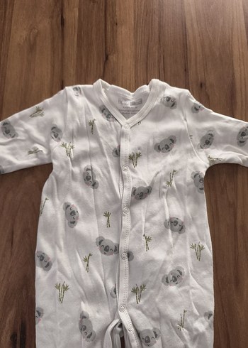 Bebek  Uzun Kollu Beyaz Desenli Takım - Görsel 5