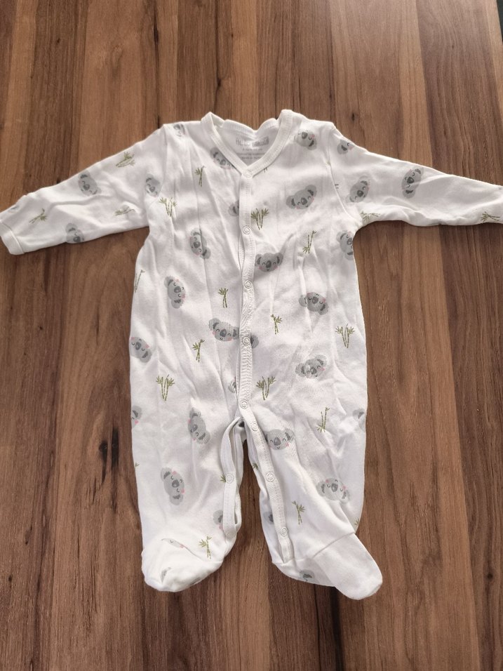 Bebek  Uzun Kollu Beyaz Desenli Takım - Görsel 4