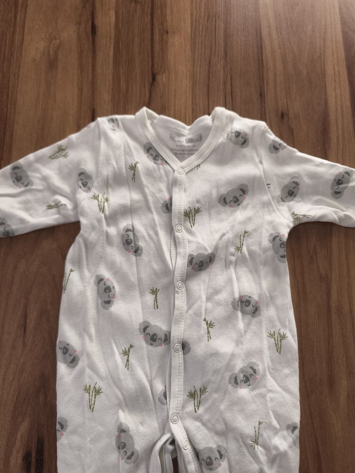 Bebek  Uzun Kollu Beyaz Desenli Takım - Görsel 5