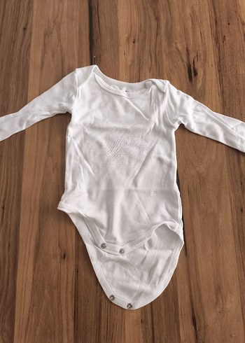 Bebek Uzun Kollu Beyaz Body - Görsel 3