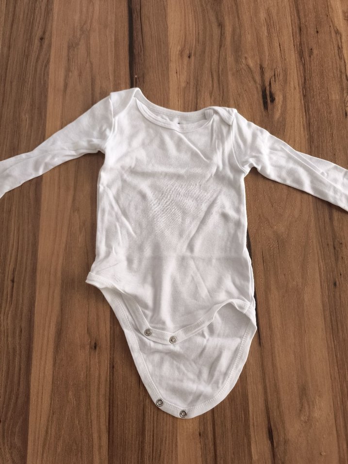 Bebek Uzun Kollu Beyaz Body - Görsel 3