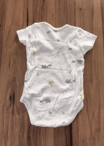 Uzun Kollu Bebek Tulum, Düğmeli, Desenli - Görsel 8