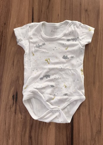 Uzun Kollu Bebek Tulum, Düğmeli, Desenli - Görsel 7