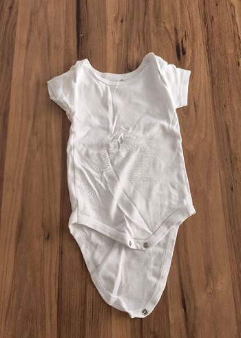 Beyaz Bebek Kısa Kollu Body - Görsel 6